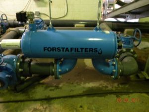 Forsta A6-LP180I-CS model filter at the Throop WWPT. Throop is a 7.0 MGD capacity treatment plant and is one of the three sewage treatment plants of the Lackawanna River Basin’s Sewer Authority.