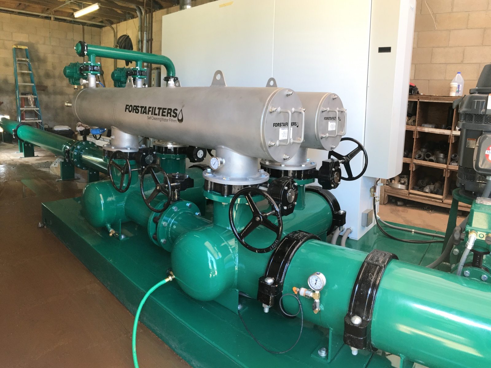 Golf Course Pump Station Filtration Forsta Filters