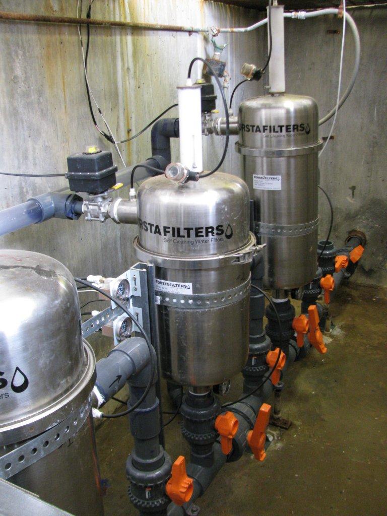 Vertical SelfCleaning Water Filters Forsta Filters