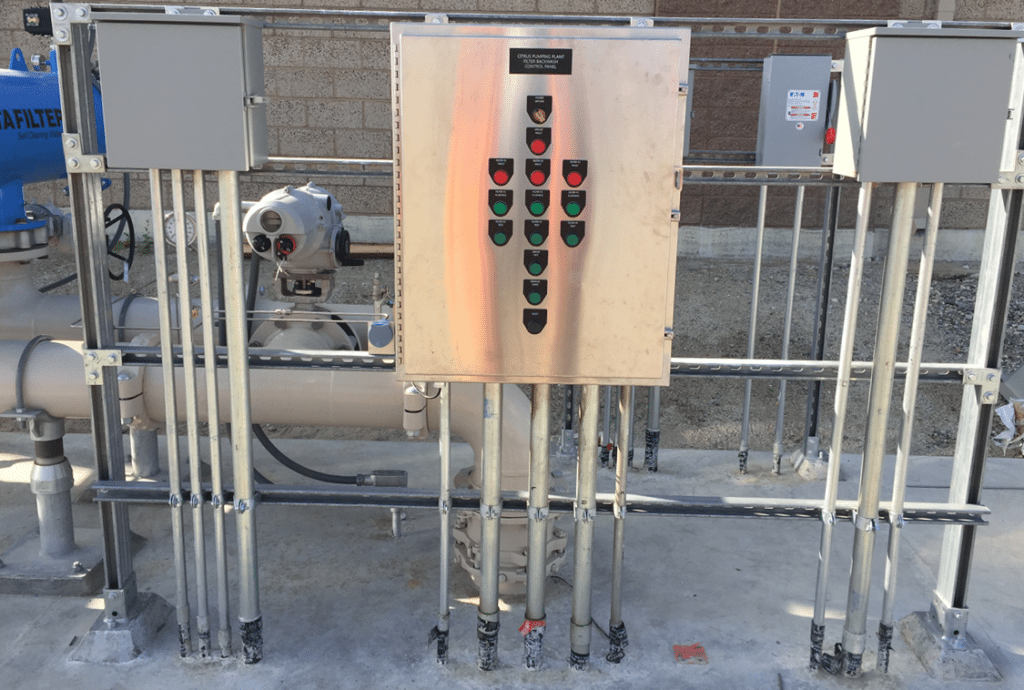 PLC Panel for Pump Station Filters