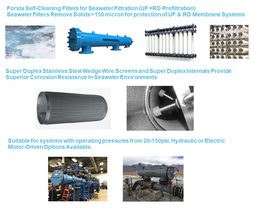 Seawater Filtration Details